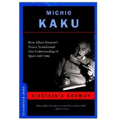 cover, einstein, cosmos, michio transparent PNG cut-out