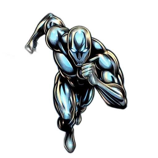 robot, jewelry, weapon, comic book art transparent PNG cut-out