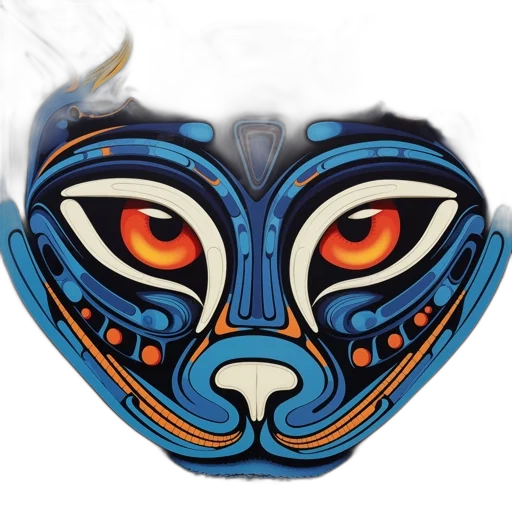 mask, face, jewelry, staff transparent PNG cut-out