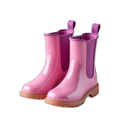 shoes, 3d render, photorealistic, vaporwave transparent PNG cut-out