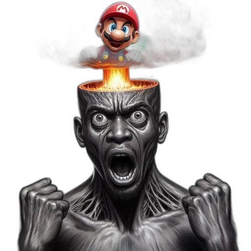 mask, creature, face, crown transparent PNG cut-out