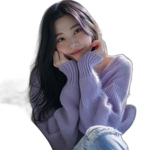 face, jacket, creature, photorealistic transparent PNG cut-out
