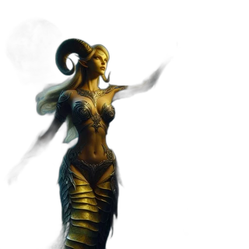 dress, staff, concept art, fantasy art transparent PNG cut-out