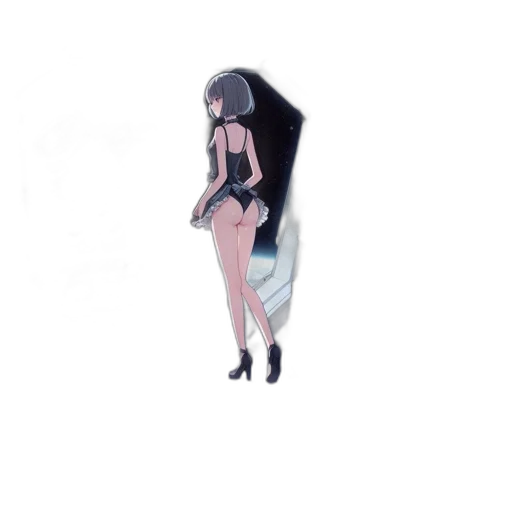 dress, hair, creature, umbrella transparent PNG cut-out
