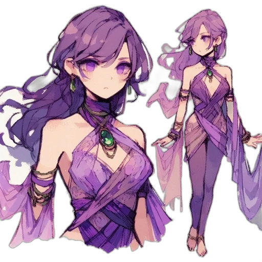 dress, concept art, fantasy art, pixel art transparent PNG cut-out