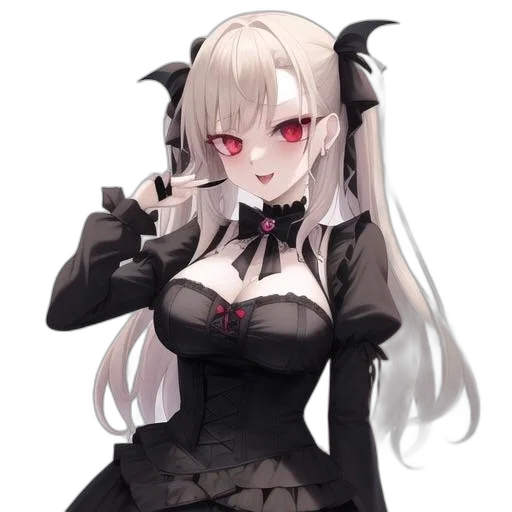 dress, robot, staff, dragon transparent PNG cut-out