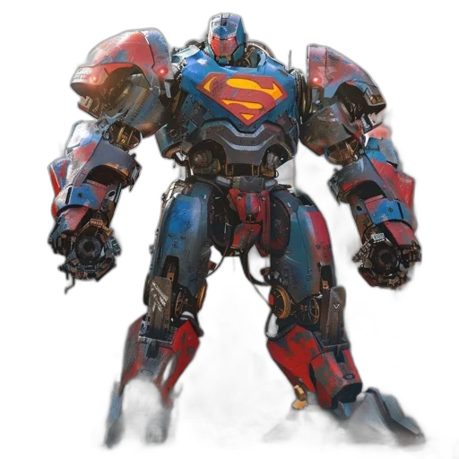 robot, concept art, comic book art, fantasy art transparent PNG cut-out