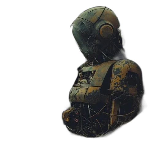 robot, mask, weapon, face transparent PNG cut-out