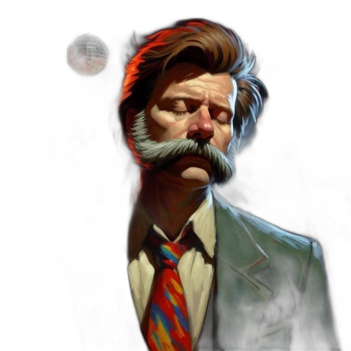 face, staff, concept art, comic book art transparent PNG cut-out