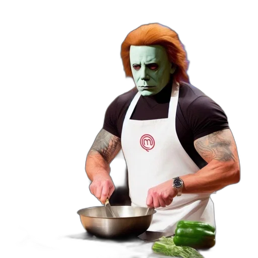 food, mask, robot, creature transparent PNG cut-out