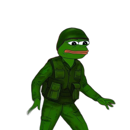 weapon, jacket, creature, staff transparent PNG cut-out