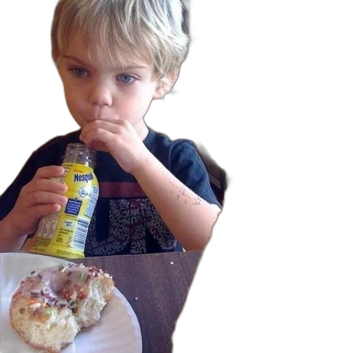 food, bottle, creature, child transparent PNG cut-out