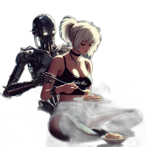 robot, food, dress, weapon transparent PNG cut-out