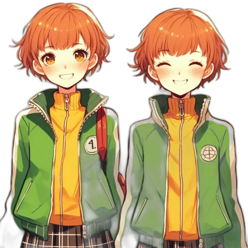 jacket, face, staff, anime transparent PNG cut-out