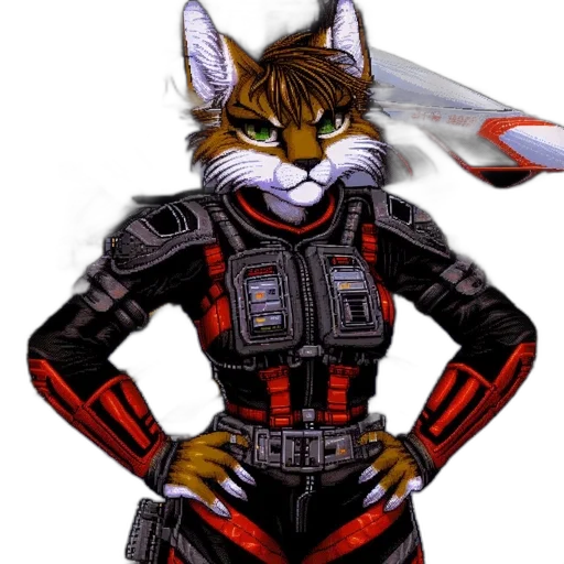 staff, robot, concept art, cyberpunk transparent PNG cut-out