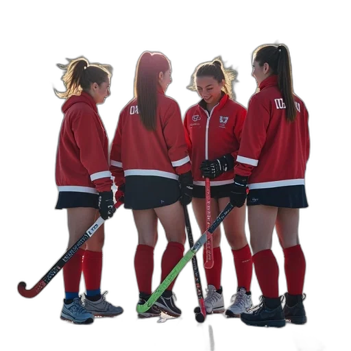 staff, ladies, hockey, team transparent PNG cut-out