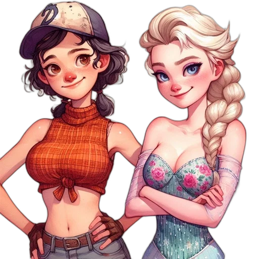 dress, fantasy art, concept art, comic book art transparent PNG cut-out