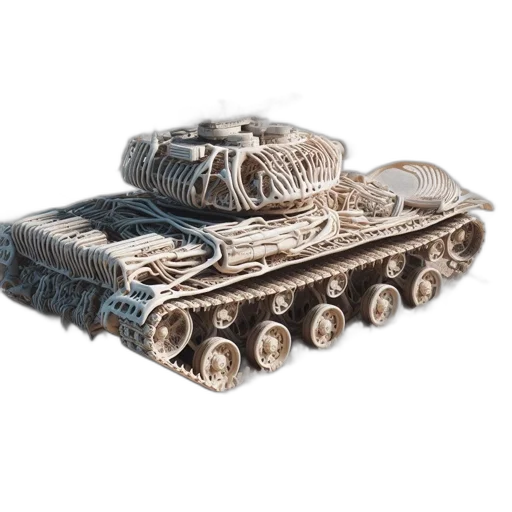 weapon, car, 3d render, concept art transparent PNG cut-out