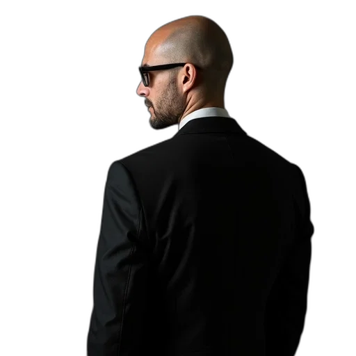 staff, jacket, face, jewelry transparent PNG cut-out