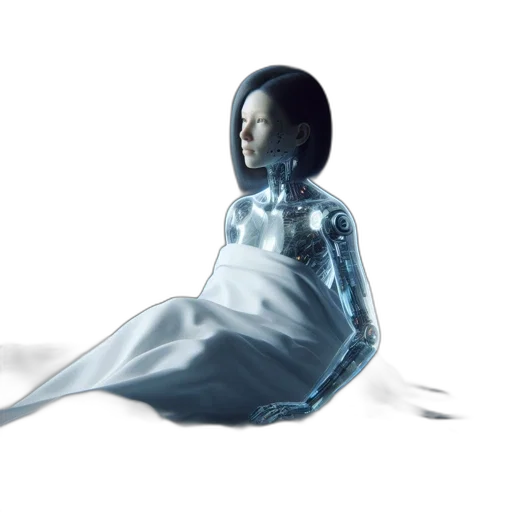dress, robot, mask, creature transparent PNG cut-out