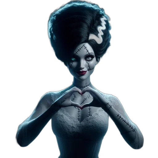 dress, crown, concept art, 3d render transparent PNG cut-out