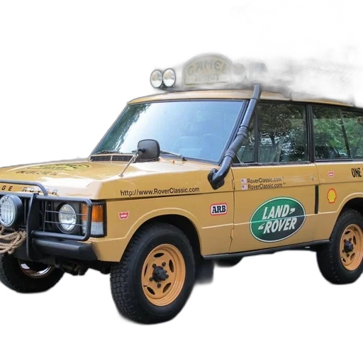 car, vintage, yellow, range transparent PNG cut-out