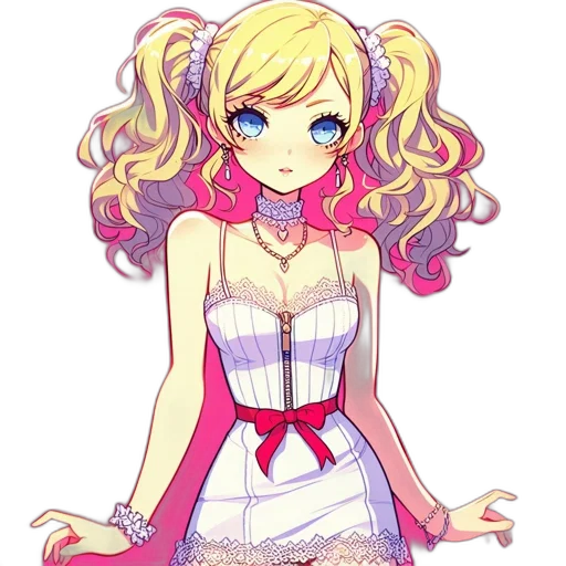 dress, staff, crown, pixel art transparent PNG cut-out