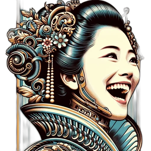 robot, face, staff, crown transparent PNG cut-out