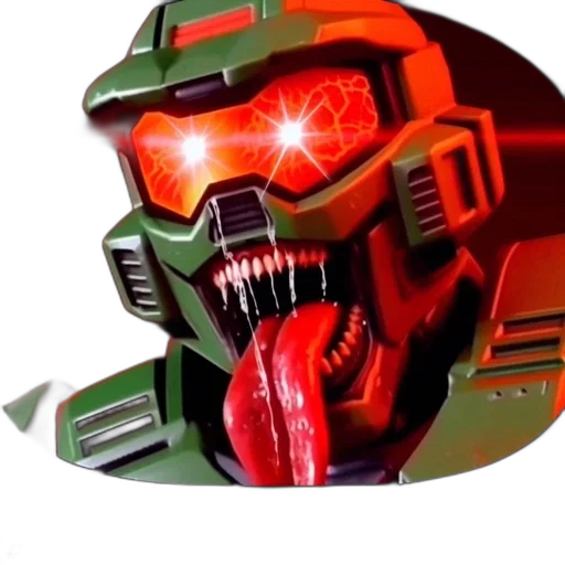 robot, mask, weapon, face transparent PNG cut-out