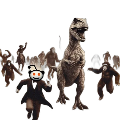 creature, dragon, animal, staff transparent PNG cut-out