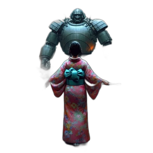 robot, staff, weapon, sword transparent PNG cut-out