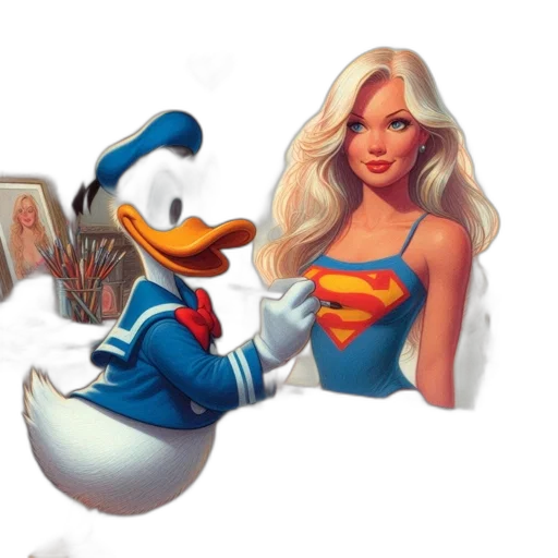 comic book art, concept art, pixel art, cartoon transparent PNG cut-out