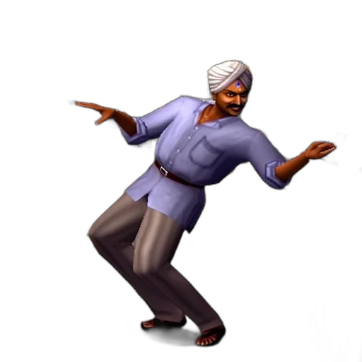 staff, 3d render, concept art, pixel art transparent PNG cut-out
