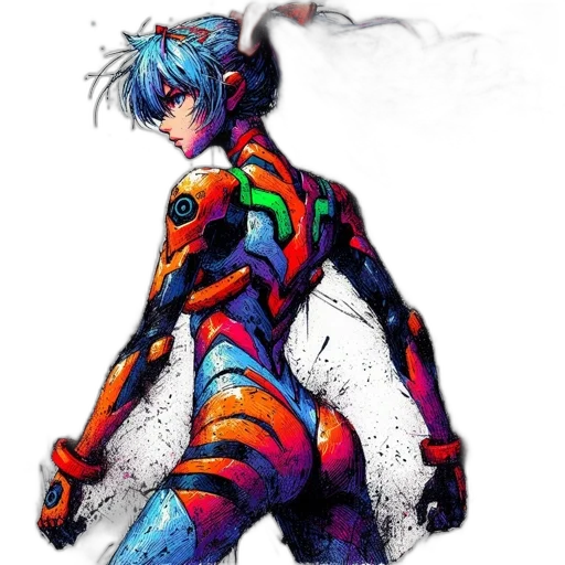 robot, animal, creature, cyberpunk transparent PNG cut-out