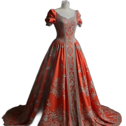 dress, 3d render, photorealistic, concept art transparent PNG cut-out