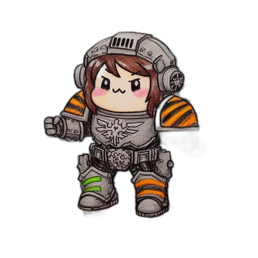 robot, creature, concept art, pixel art transparent PNG cut-out