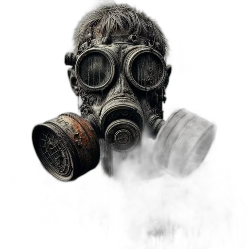 mask, face, weapon, jacket transparent PNG cut-out