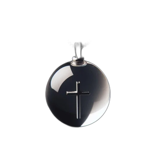 jewelry, 3d render, pendant, cross transparent PNG cut-out