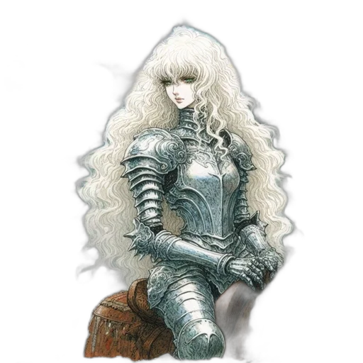 dragon, sword, hair, fantasy art transparent PNG cut-out
