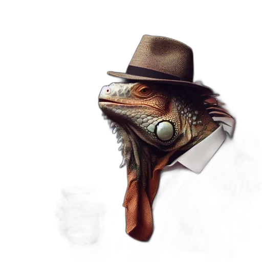 hat, mask, creature, dragon transparent PNG cut-out