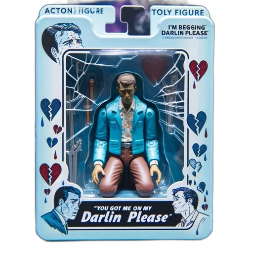 concept art, blue, action, figure transparent PNG cut-out