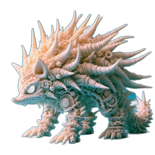dragon, creature, animal, staff transparent PNG cut-out