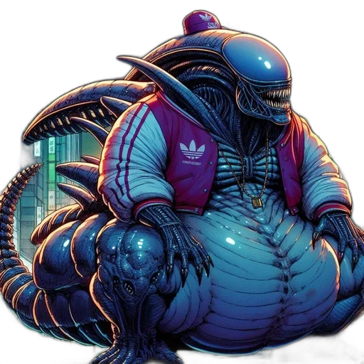 robot, creature, dragon, jacket transparent PNG cut-out