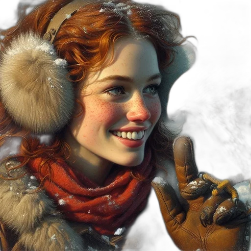 face, photorealistic, fantasy art, concept art transparent PNG cut-out