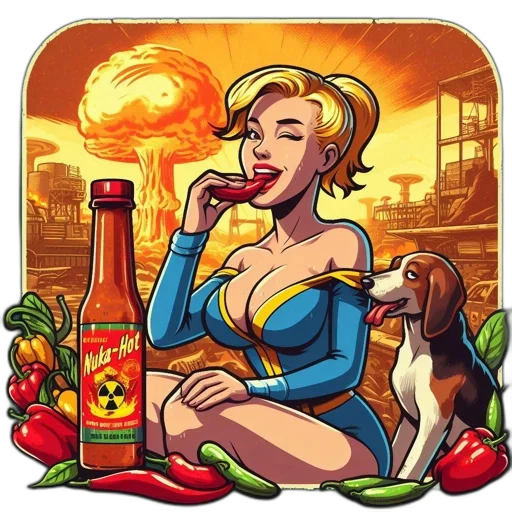 food, comic book art, pixel art, concept art transparent PNG cut-out