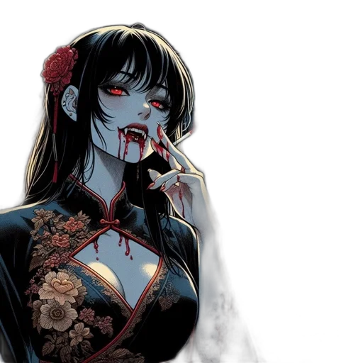 comic book art, anime, concept art, fantasy art transparent PNG cut-out
