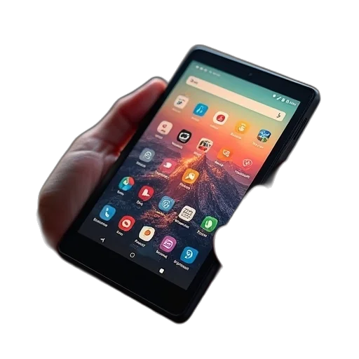 amazon, fire, hdx, tablet transparent PNG cut-out