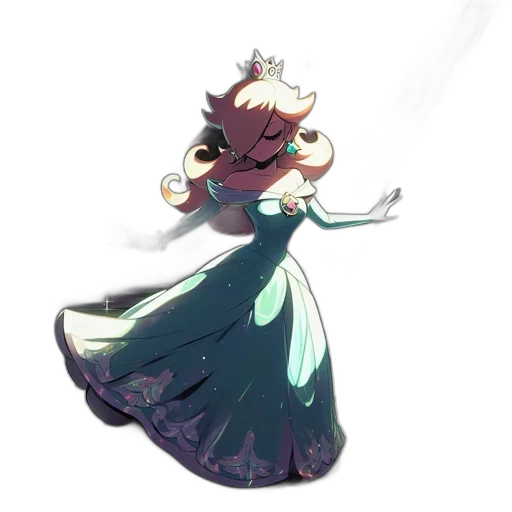 crown, dress, staff, mask transparent PNG cut-out