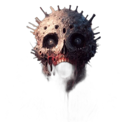 mask, face, creature, robot transparent PNG cut-out