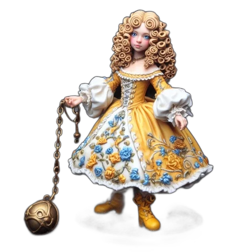 dress, staff, jewelry, concept art transparent PNG cut-out